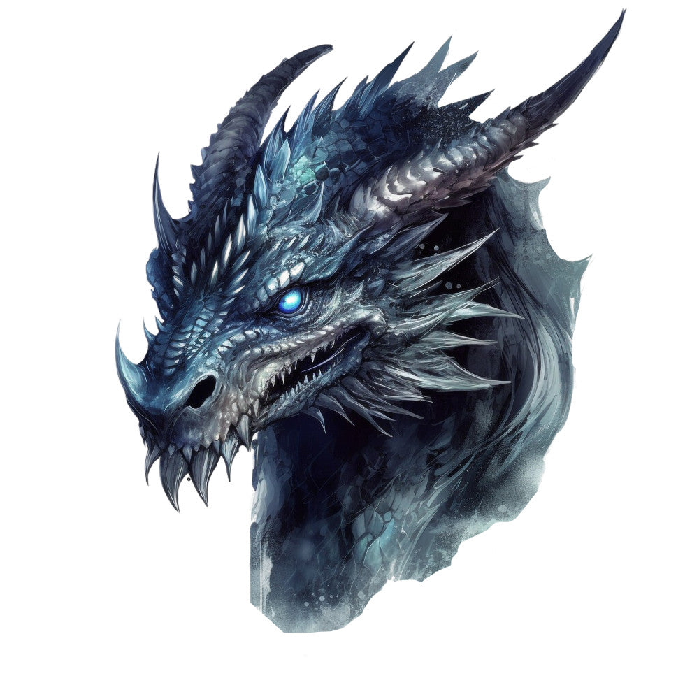 Gothic Dragons Fabric Panel 2