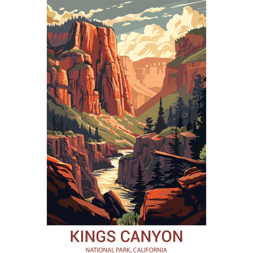 National Parks Posters Fabric Panel 29