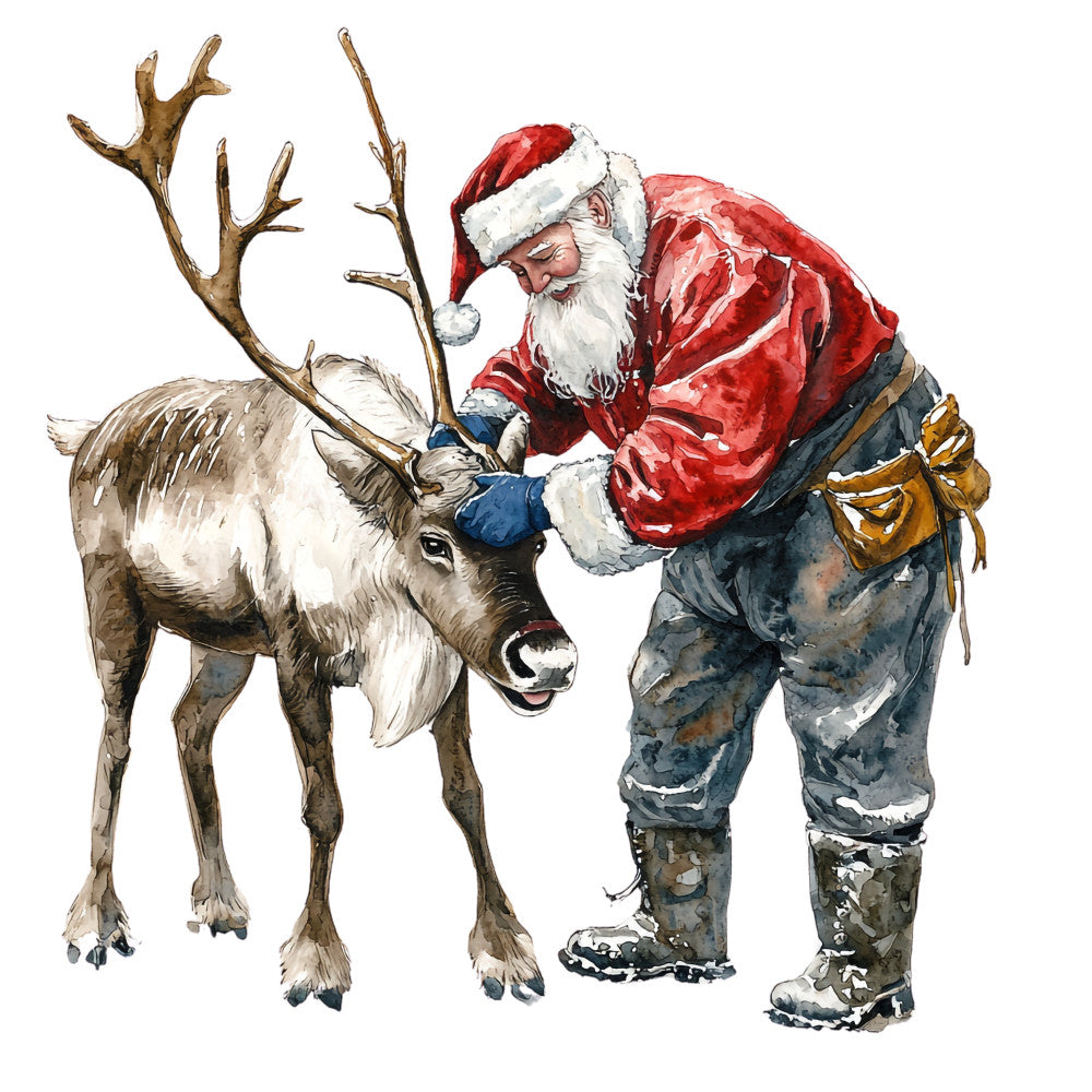 Santas Day Off Fabric Panel 31