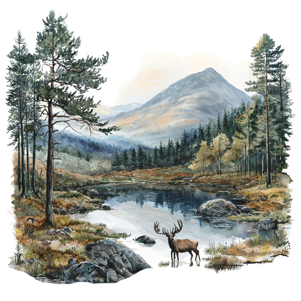 Landscapes of Scotland Fabric Panel 29