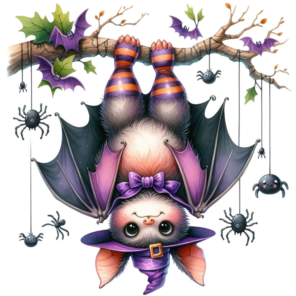 Halloween Wonder Animals Fabric Panel 18