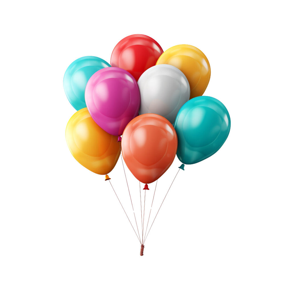 Party Balloons Fabric Panel 27