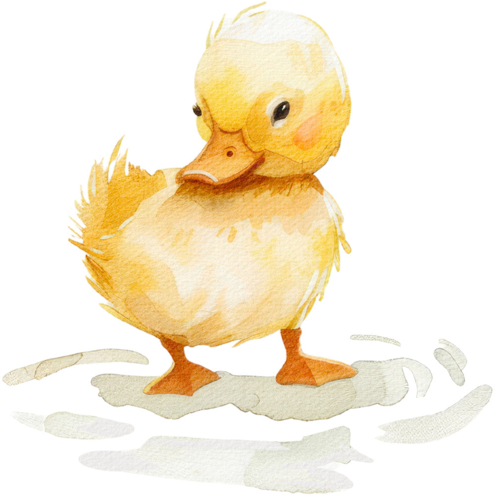 Watercolor Farm Fabric Panel 98