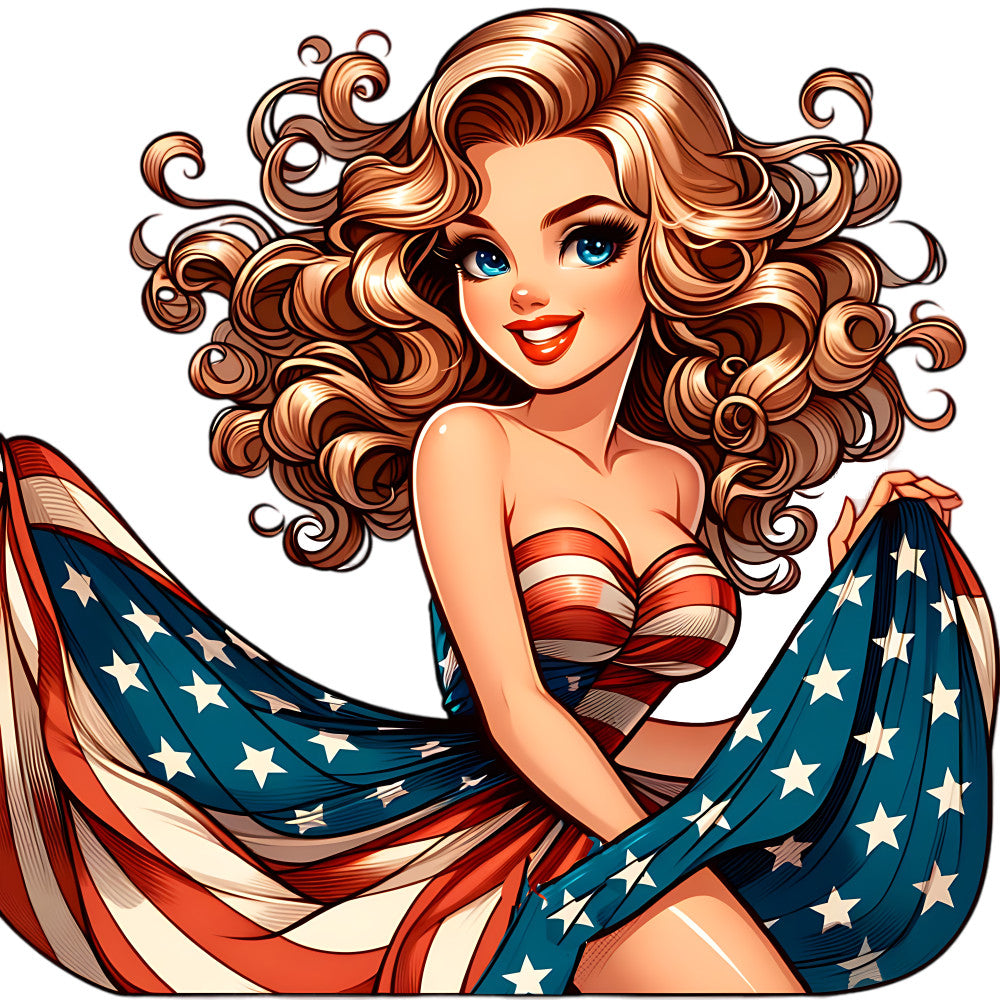 Vintage American Girl Fabric Panel 10