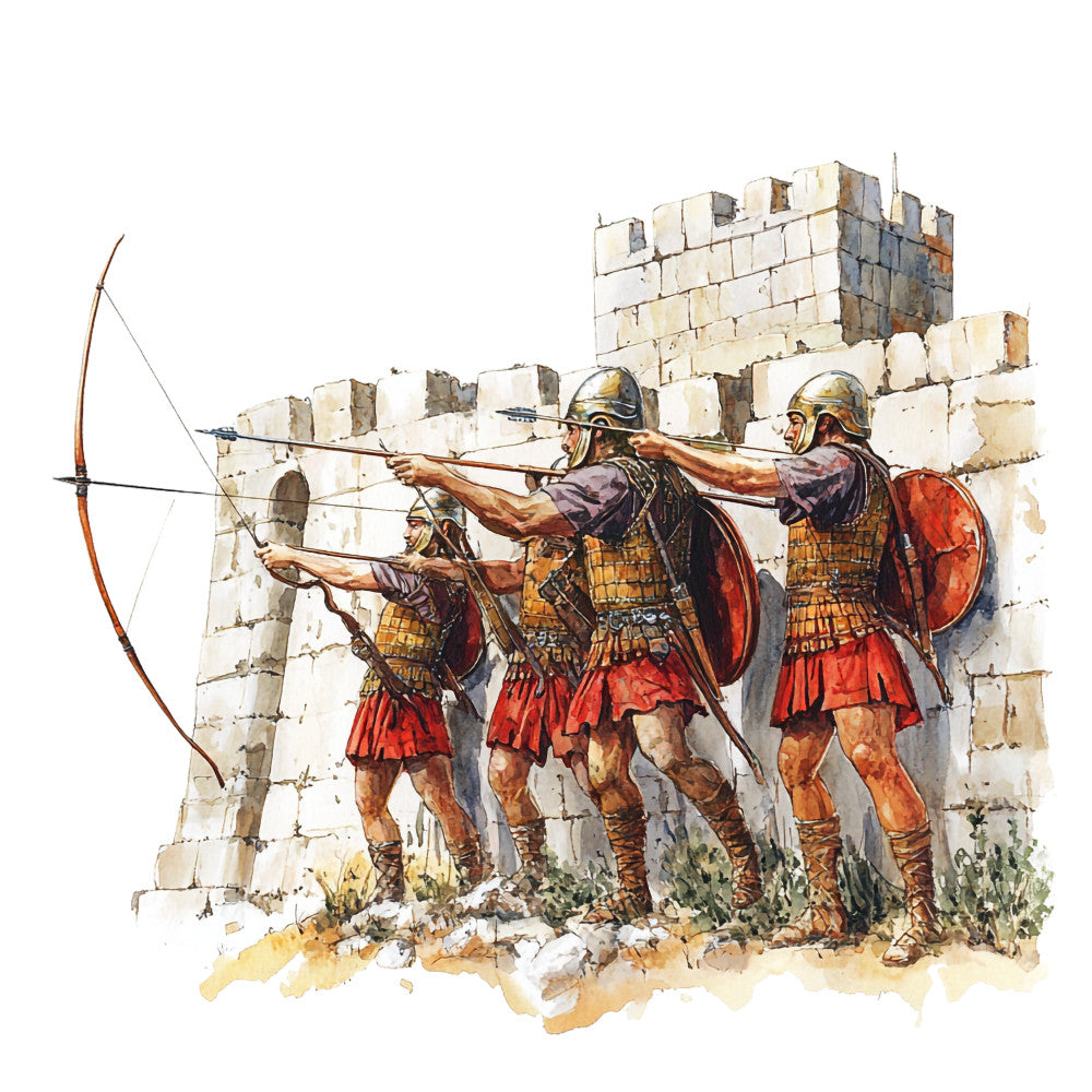 Roman Empire Fabric Panel 8