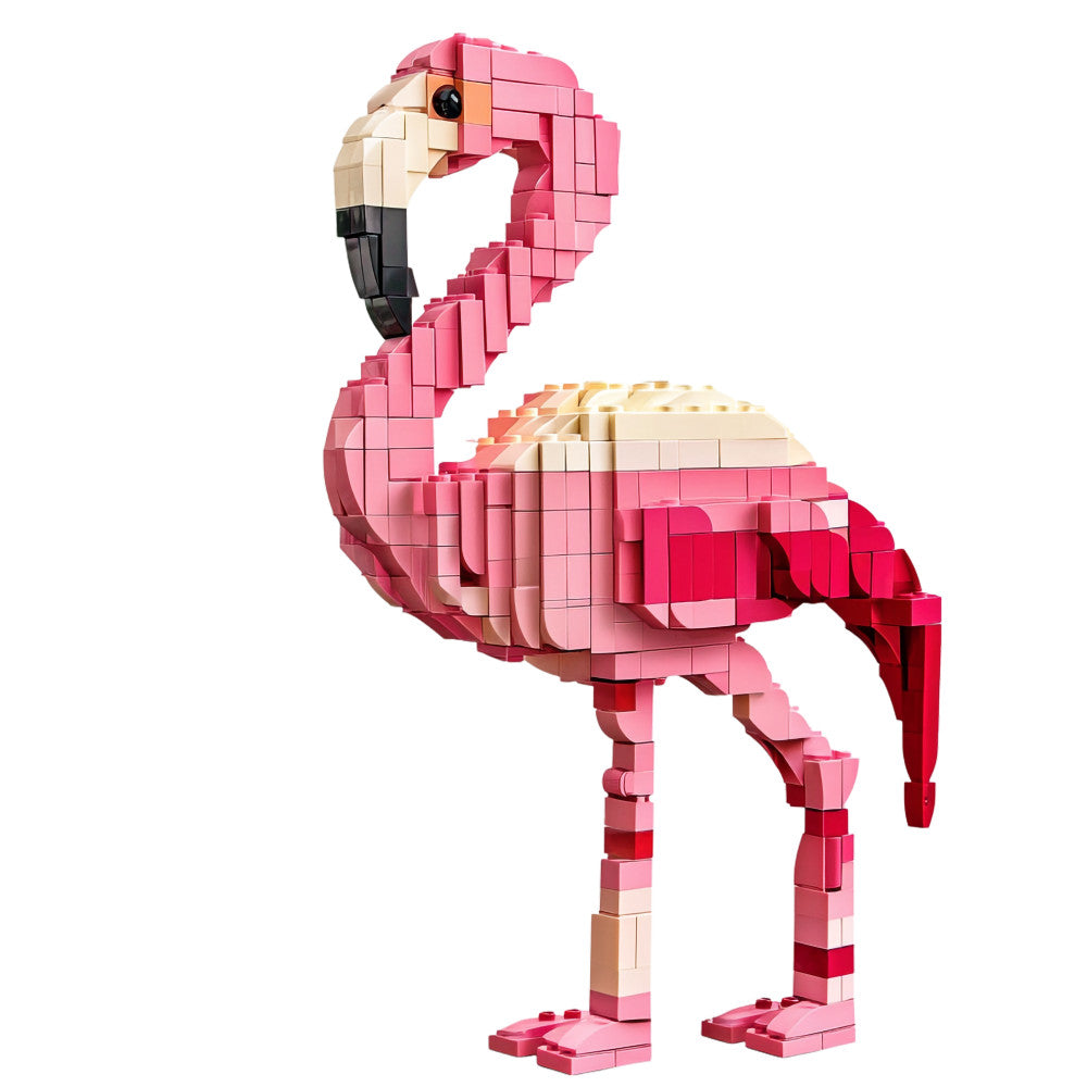 Building Bricks Animals Fabric Panel 34