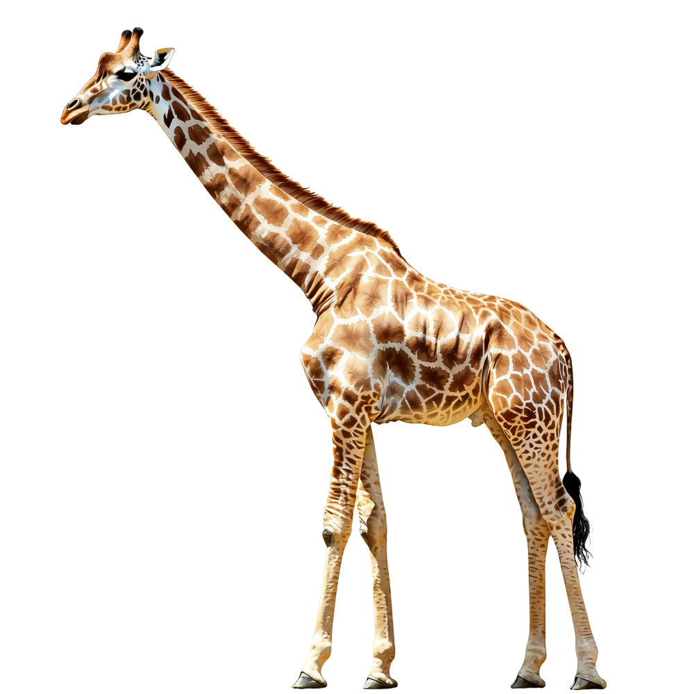 Watercolor Africa Fabric Panel 7