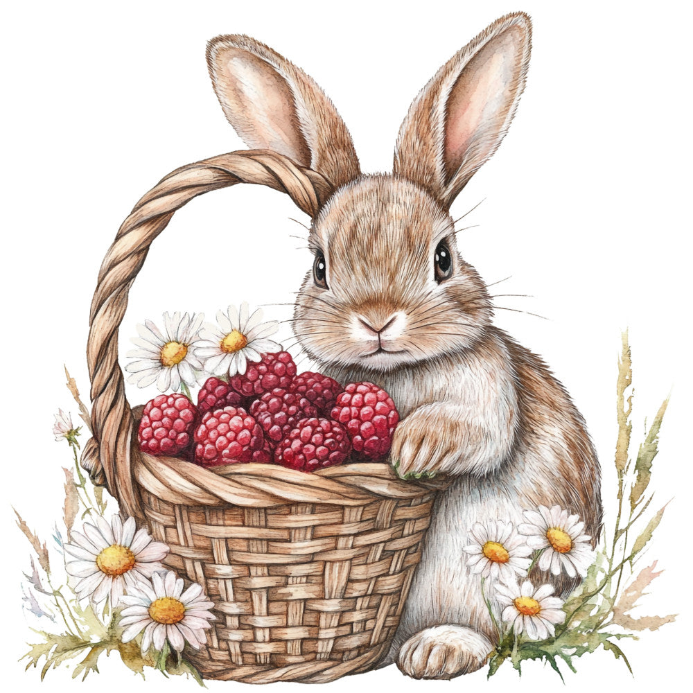 Raspberry Gardens Fabric Panel 24