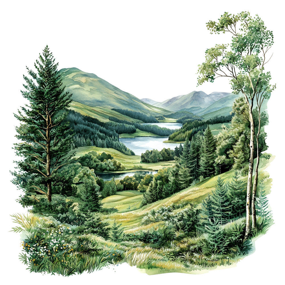 Landscapes of Scotland Fabric Panel 27