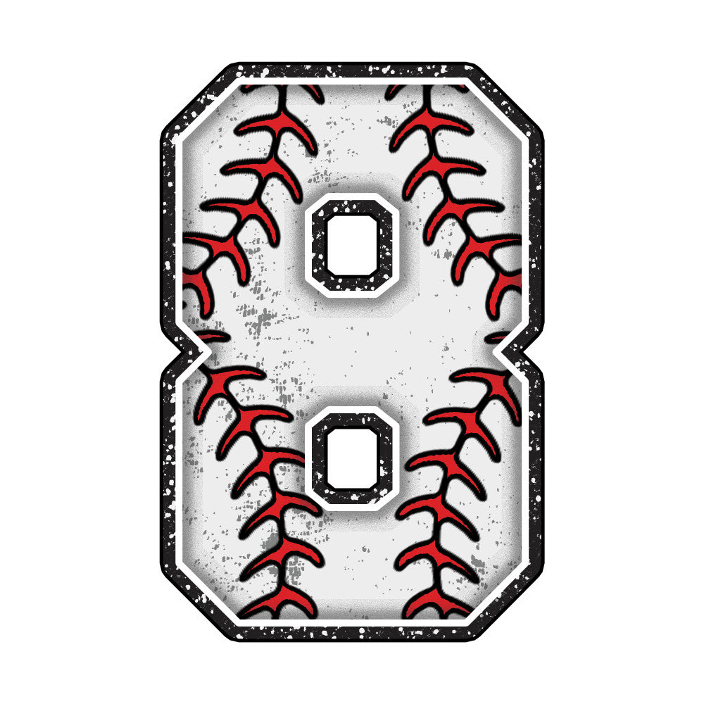 Baseball Alphabet Fabric Panel 9