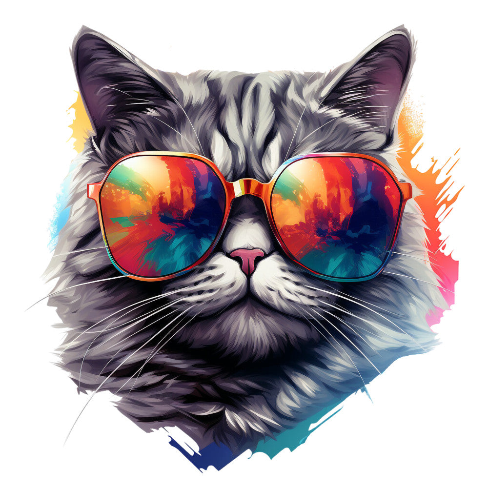 Cats with Sunglasses Fabric Panel 10