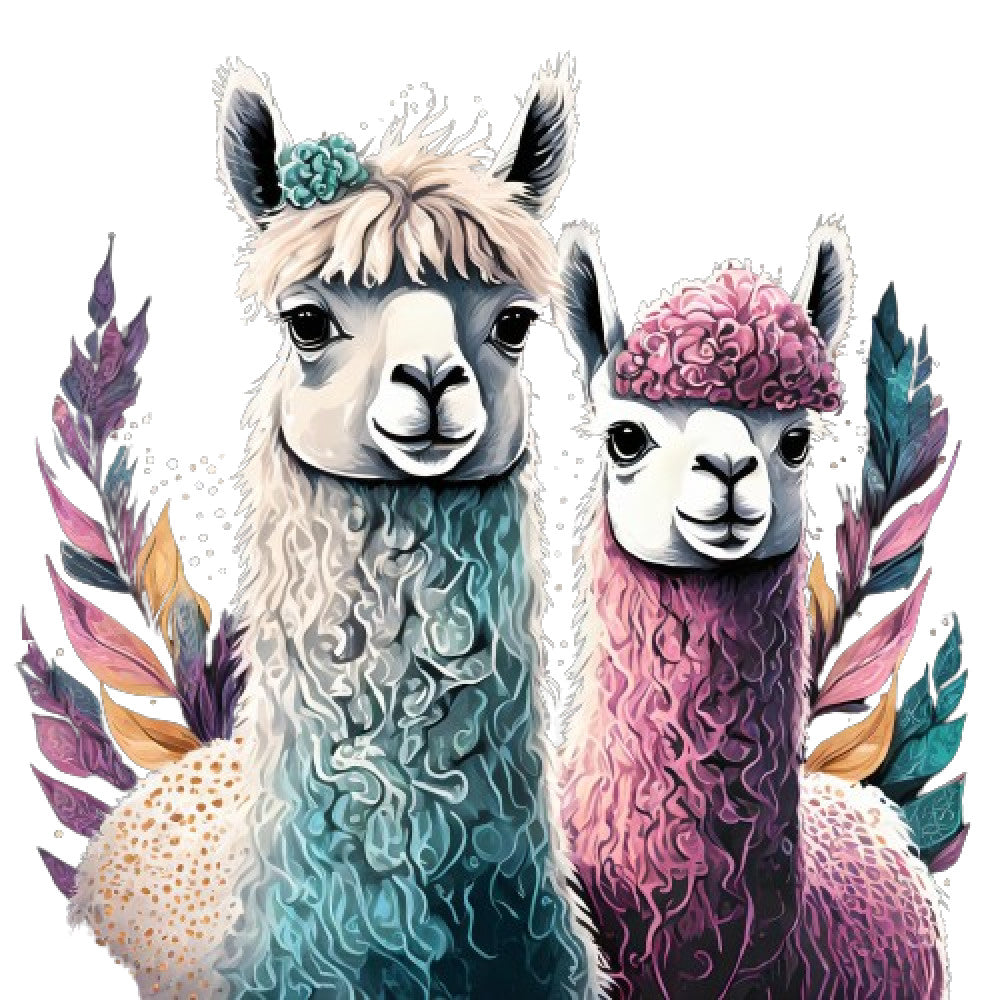 Llama Friends Fabric Panel 9