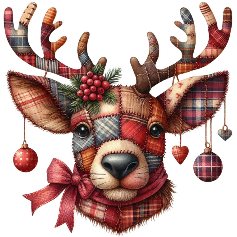 Patchwork Christmas Fabric Panel 9