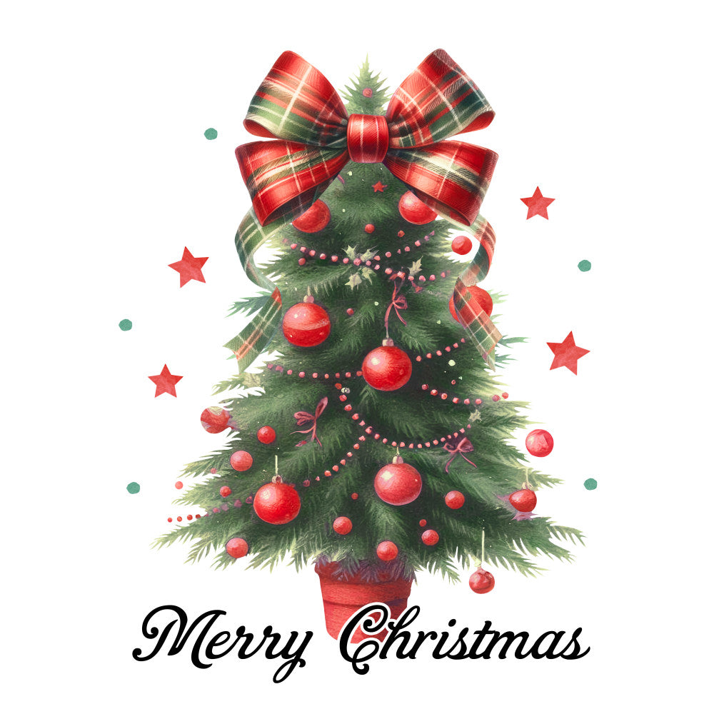 A Plaid Christmas Fabric Panel 3