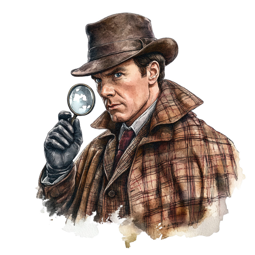 Sherlock Holmes Fabric Panel 4