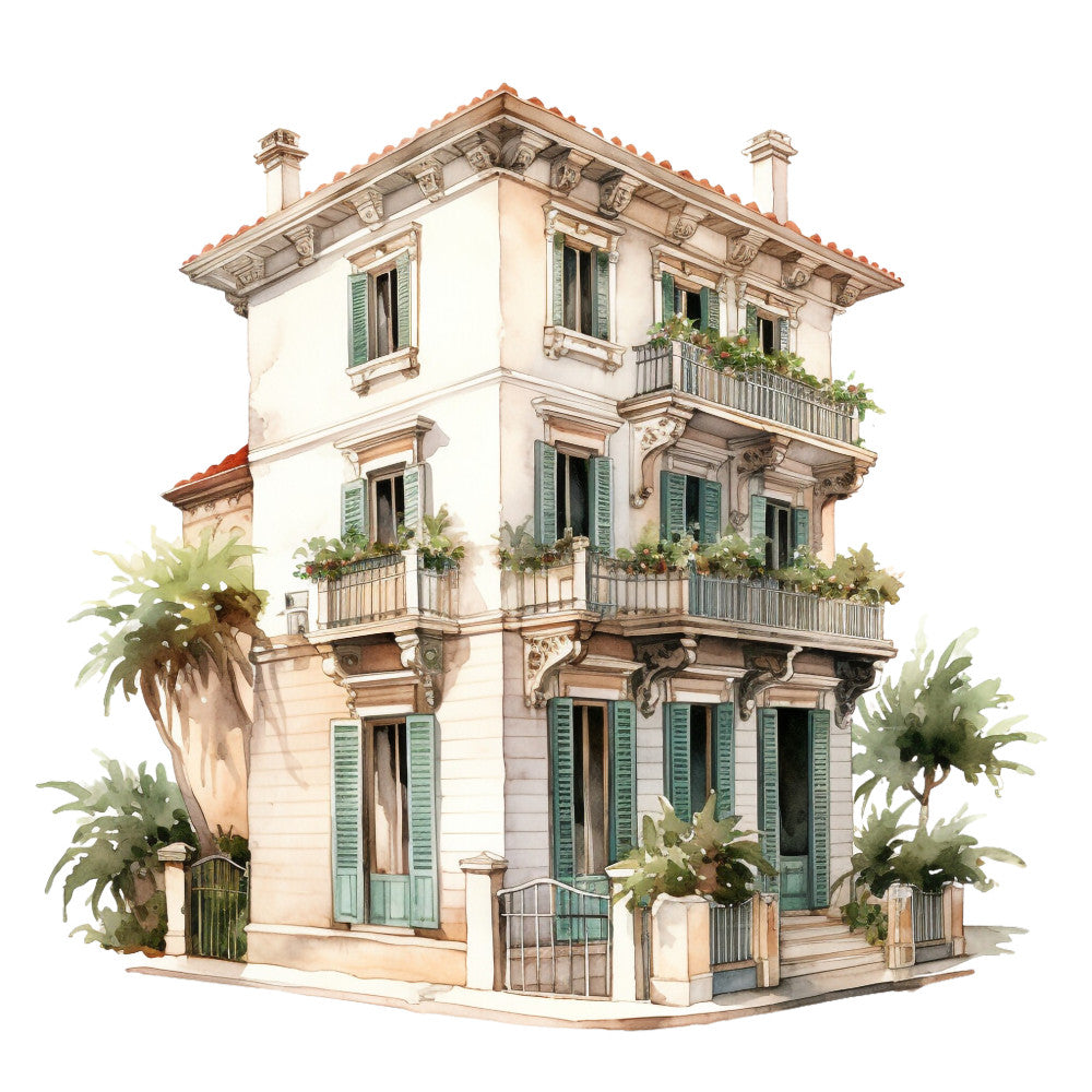 Welcome to Italy Fabric Panel 32