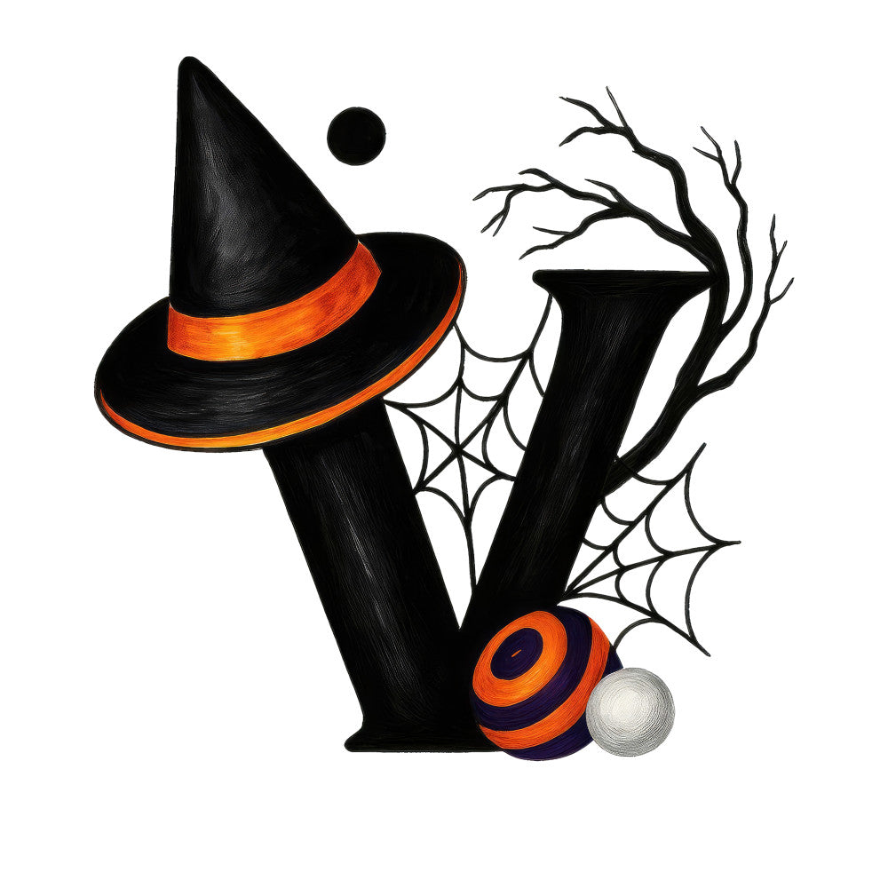 Halloween Alphabet Fabric Panel 30