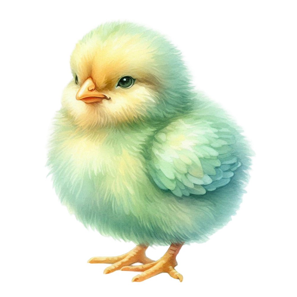 Pastel Chicks Fabric Panel 6