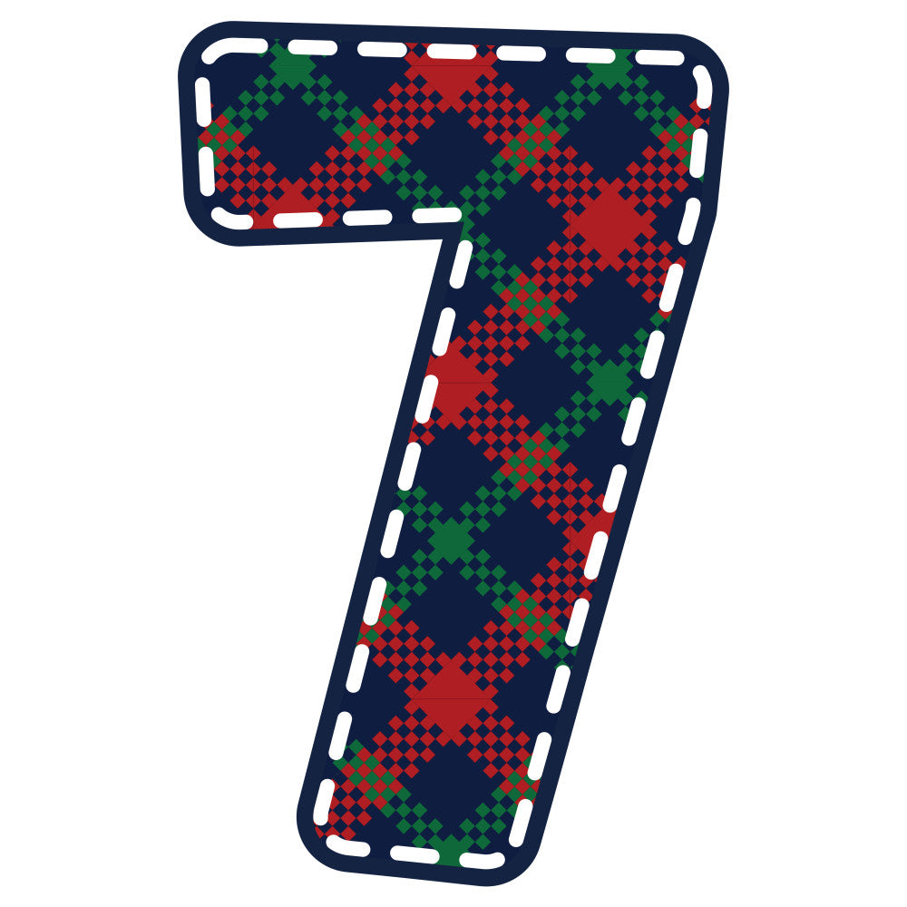 Christmas Alphabet Fabric Panel 13