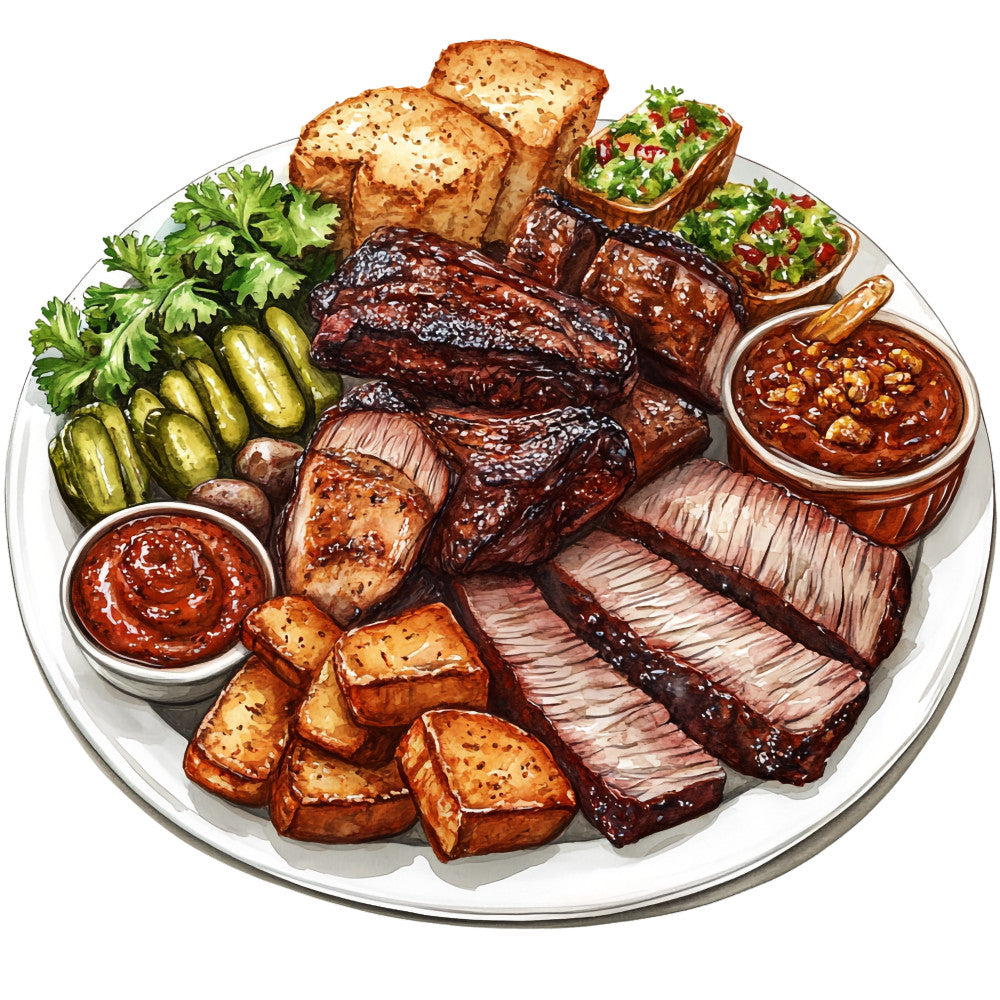 Watercolor Texas Fabric Panel 40