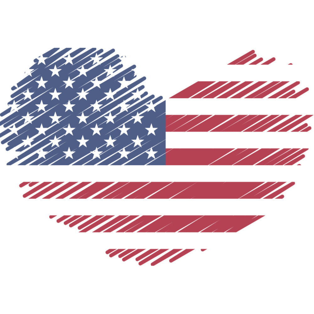 American Flag Icons Fabric Panel 44