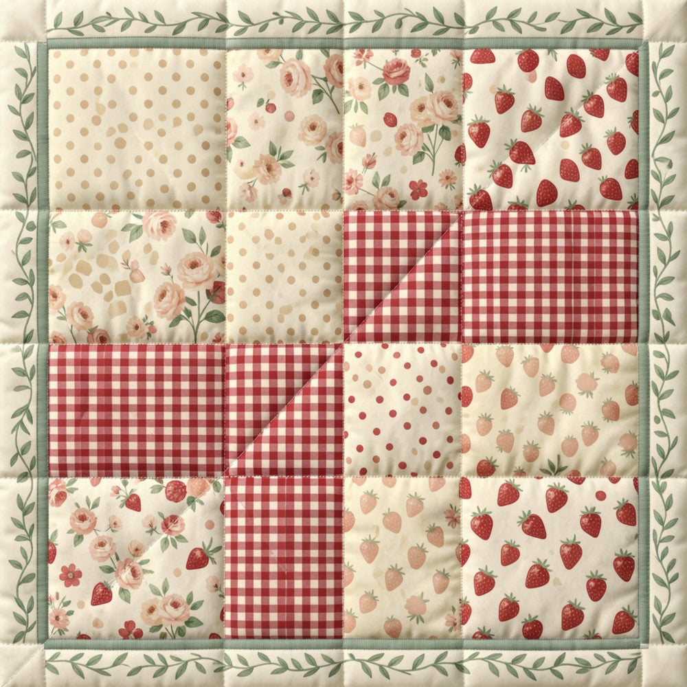 Strawberry Quilting Fabric