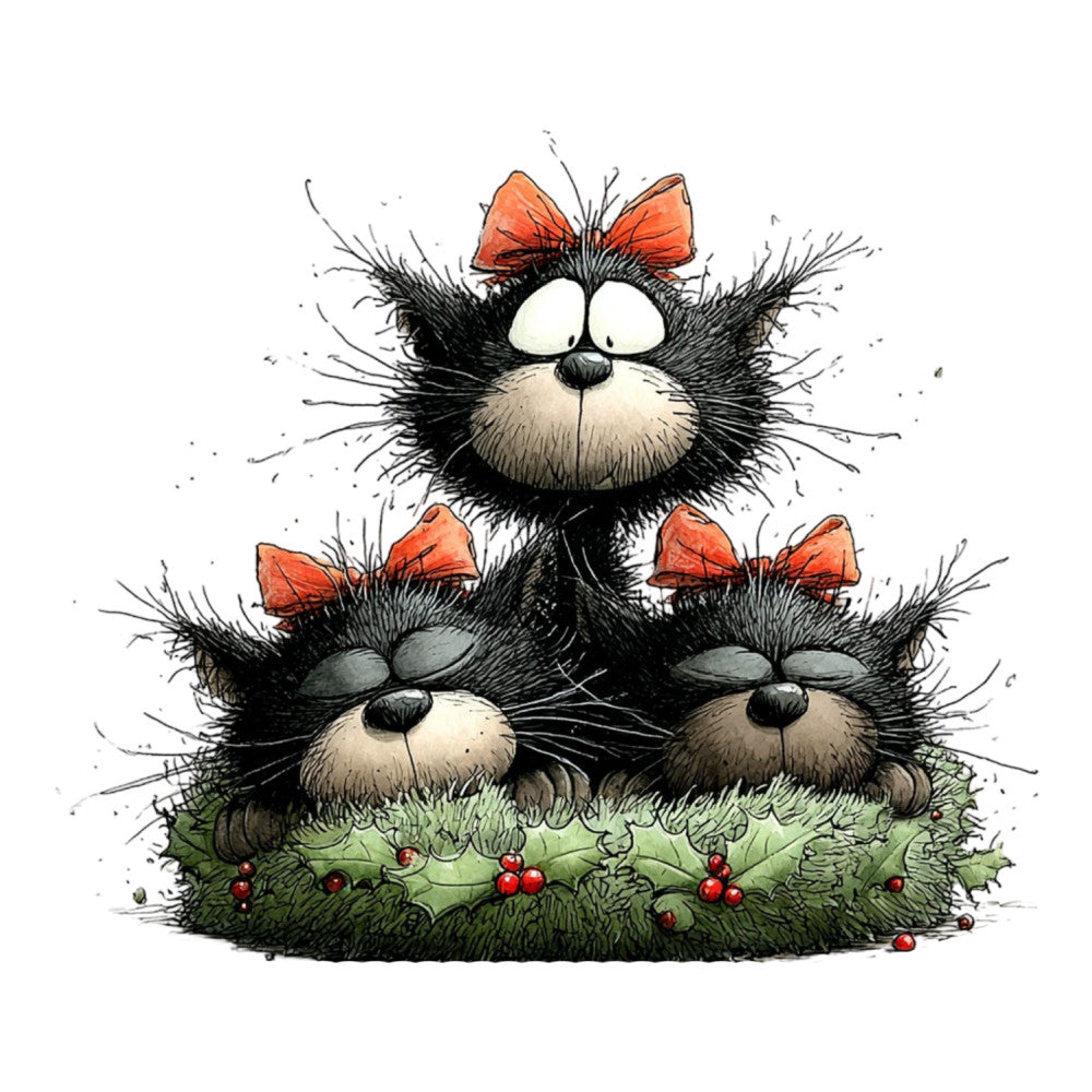 1st Whimsical Christmas Fabric Panel 21