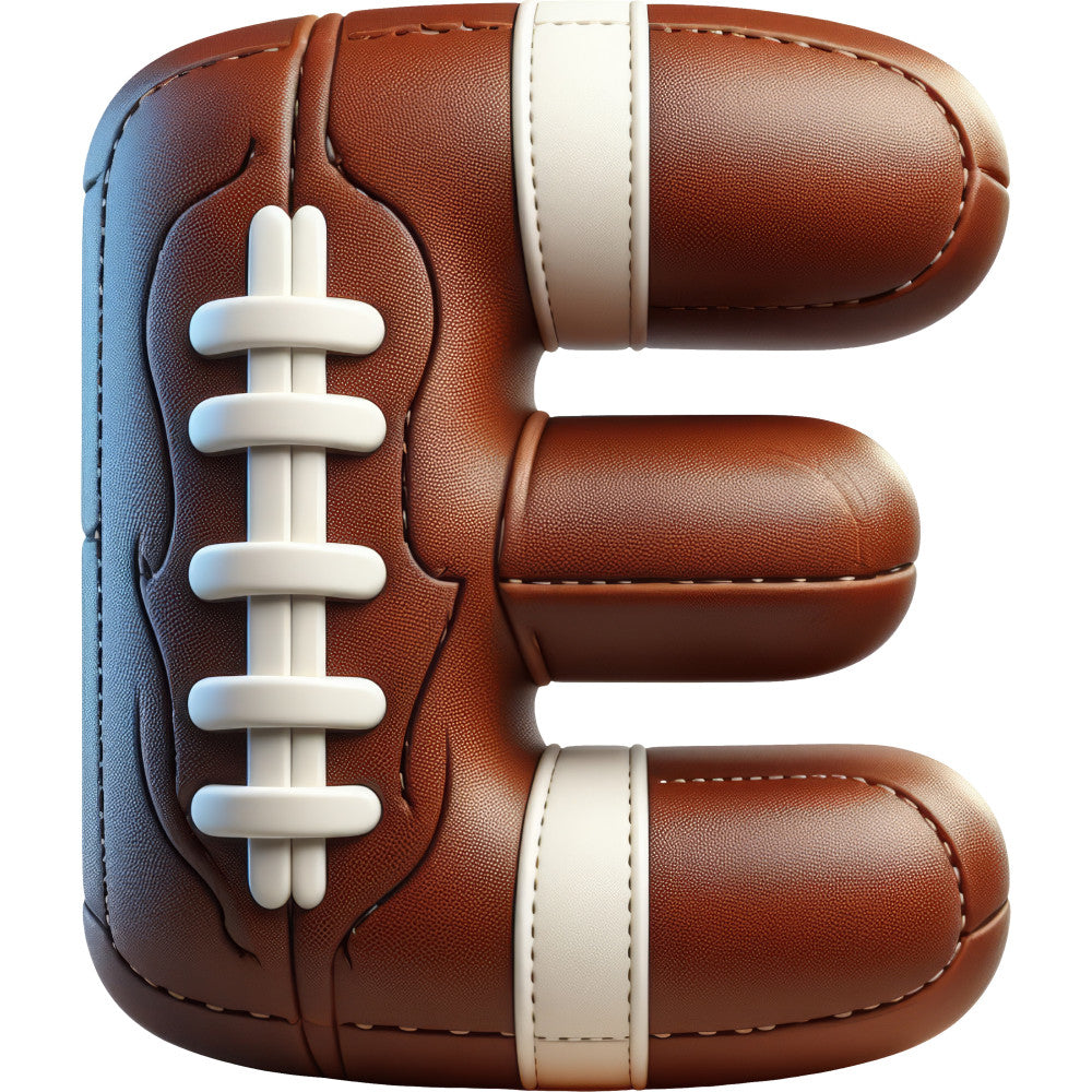 Football Alphabet Fabric Panel 13