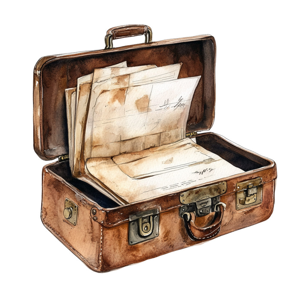 Murder Mystery Fabric Panel 9