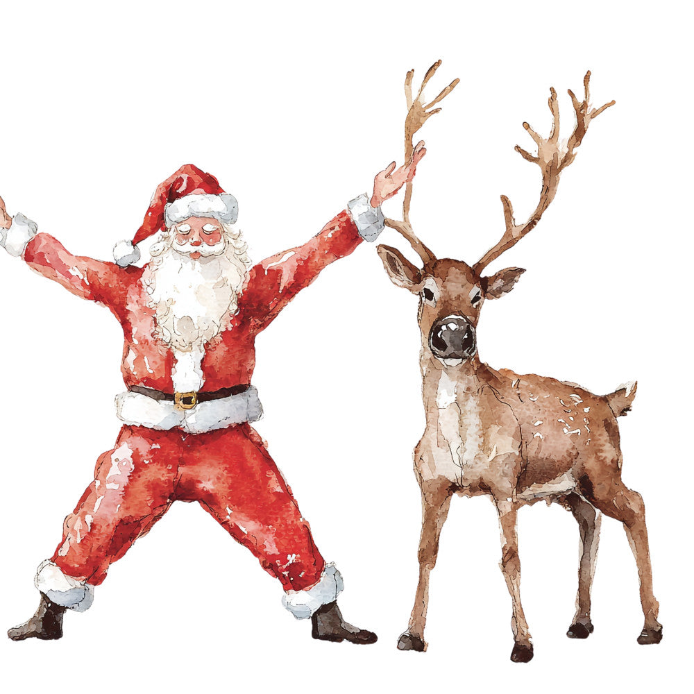 Santas Day Off Fabric Panel 18