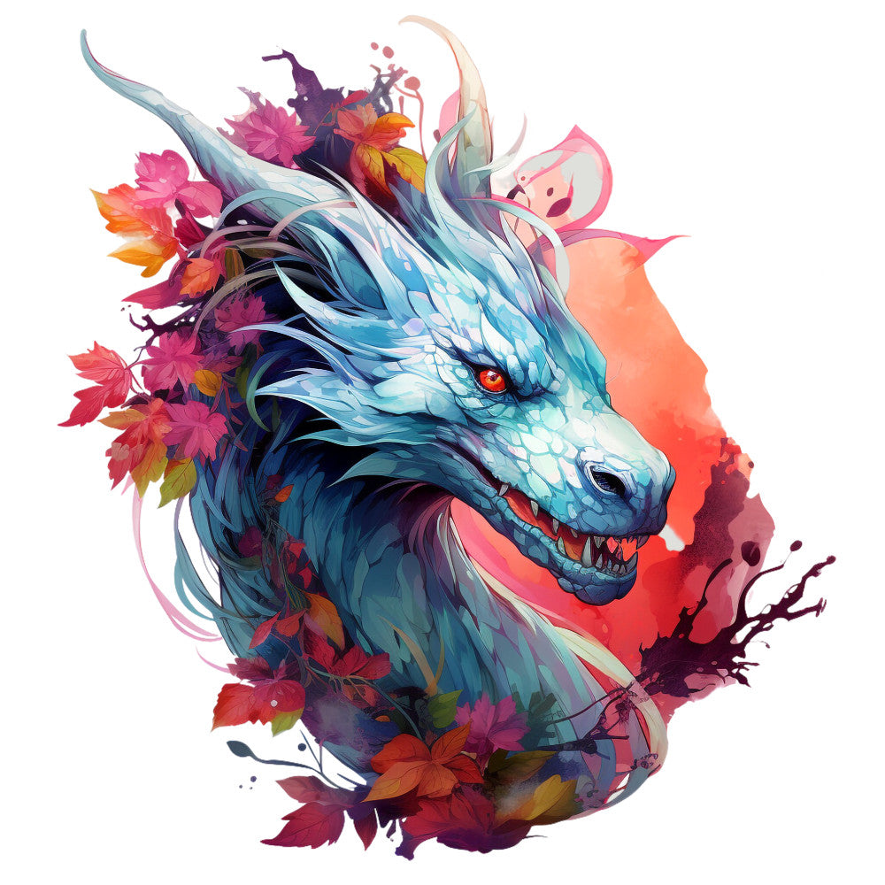 Elemental Dragons Fabric Panel 1