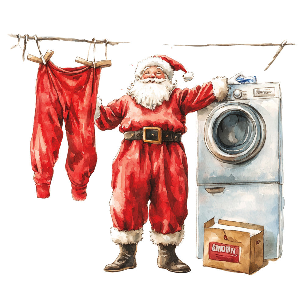 Santas Day Off Fabric Panel 1