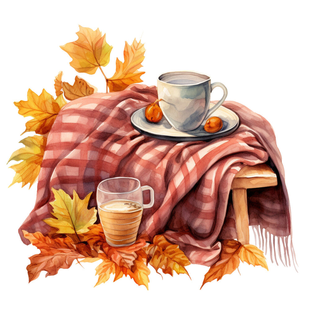 Cozy Autumn Fabric Panel 44