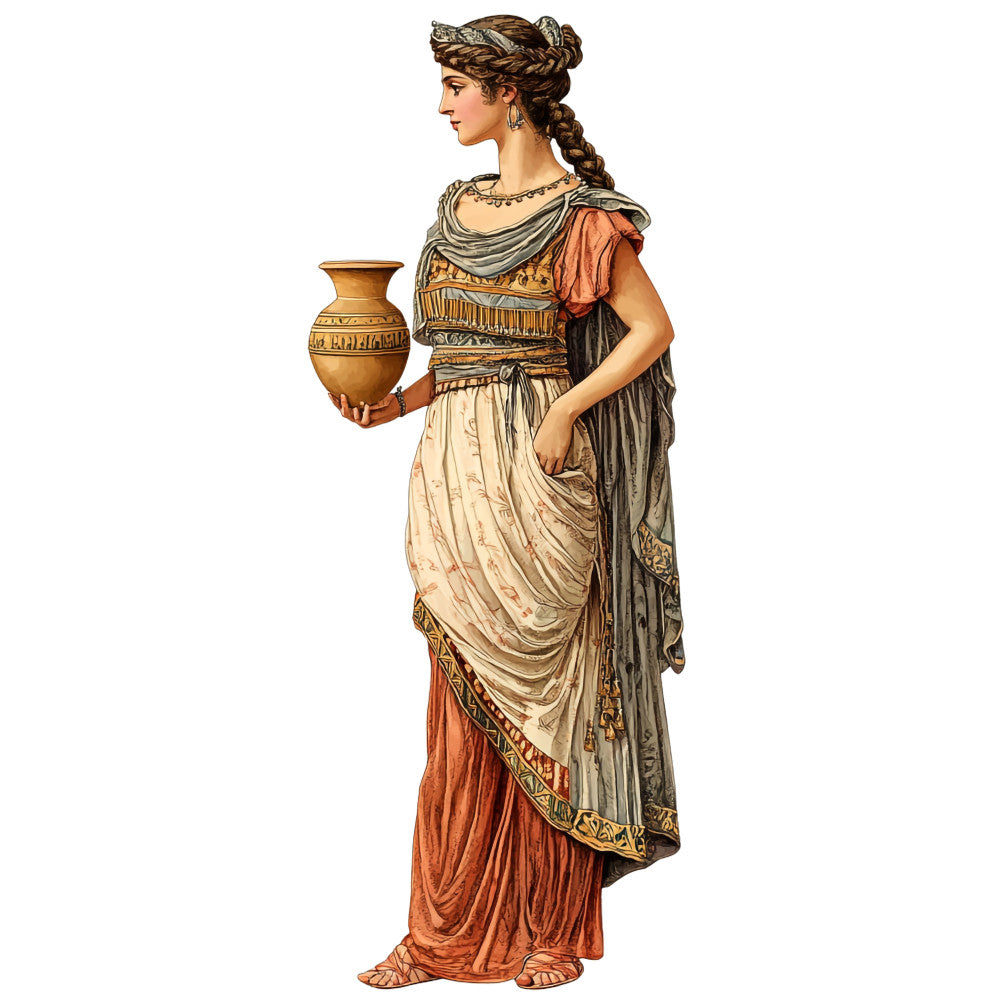 Ancient Greece Fabric Panel 15