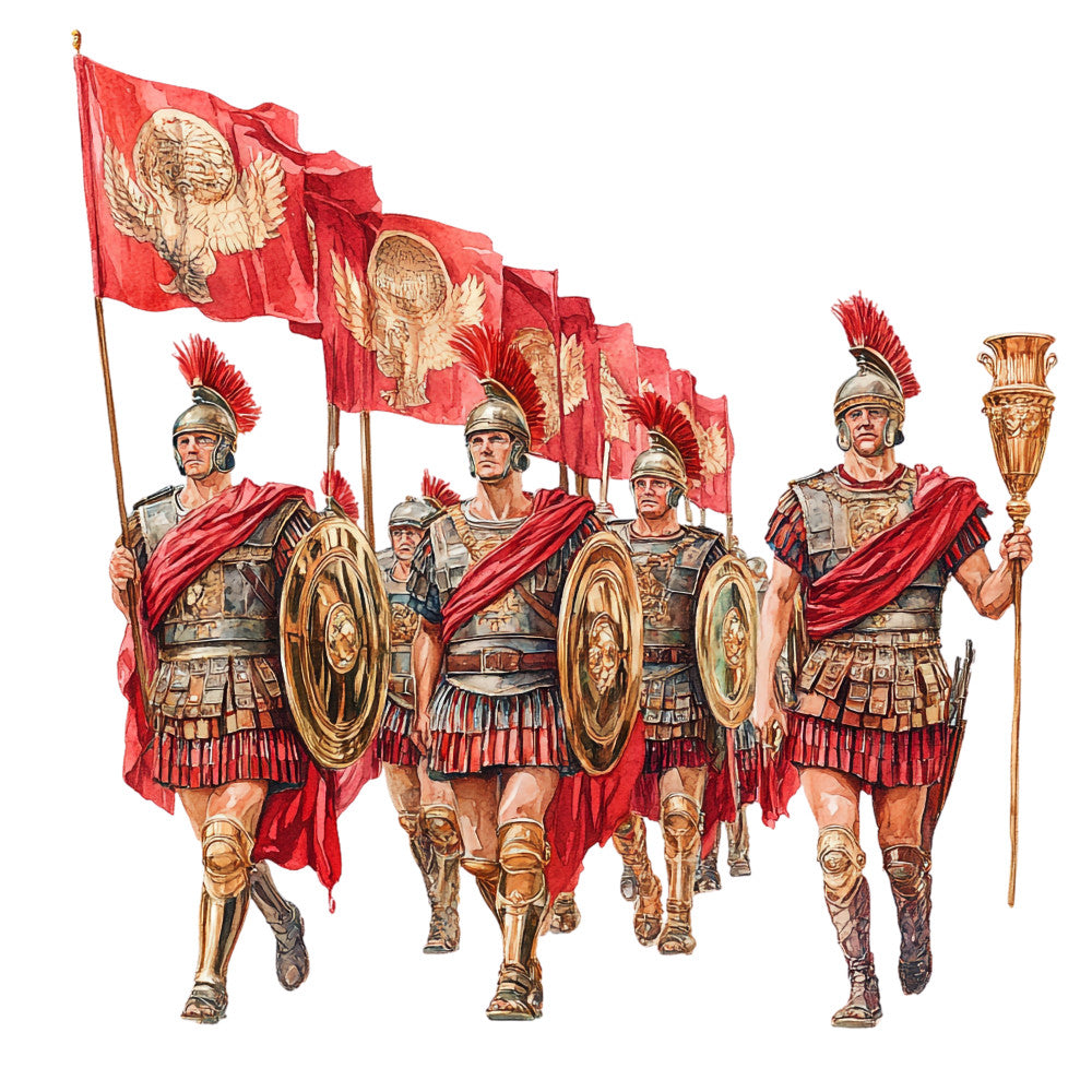 Roman Empire Fabric Panel 10