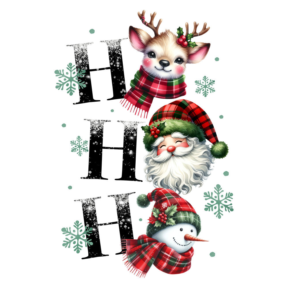 A Plaid Christmas Fabric Panel 4