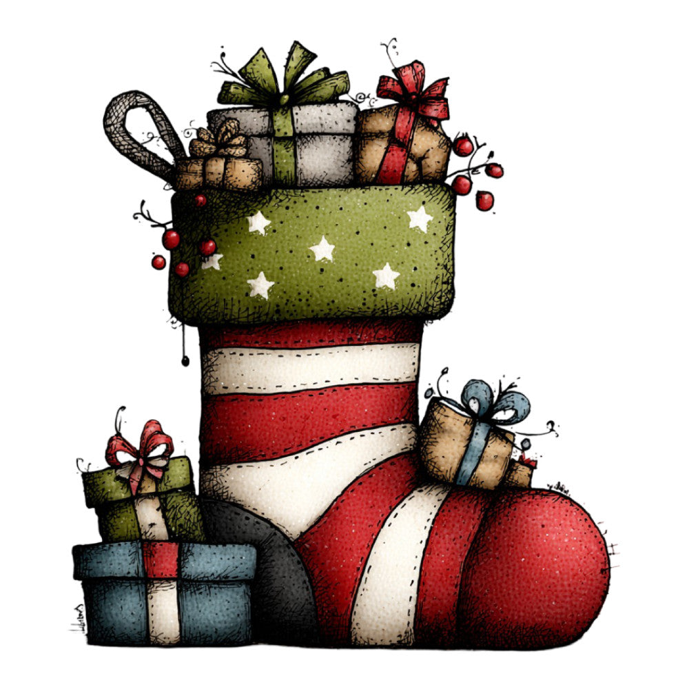 1st Whimsical Christmas Fabric Panel 131