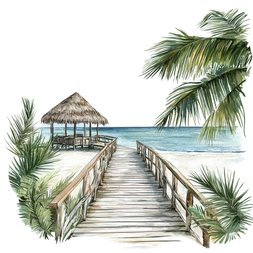 Thailand Resort Fabric Panel 12