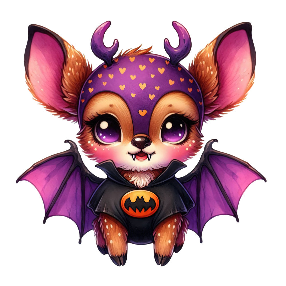 Halloween Wonder Animals Fabric Panel 47