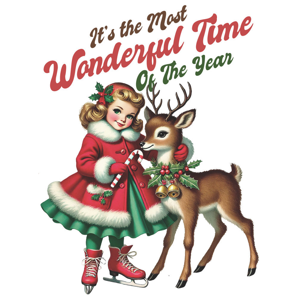 Vintage Christmas Signs Fabric Panel 7