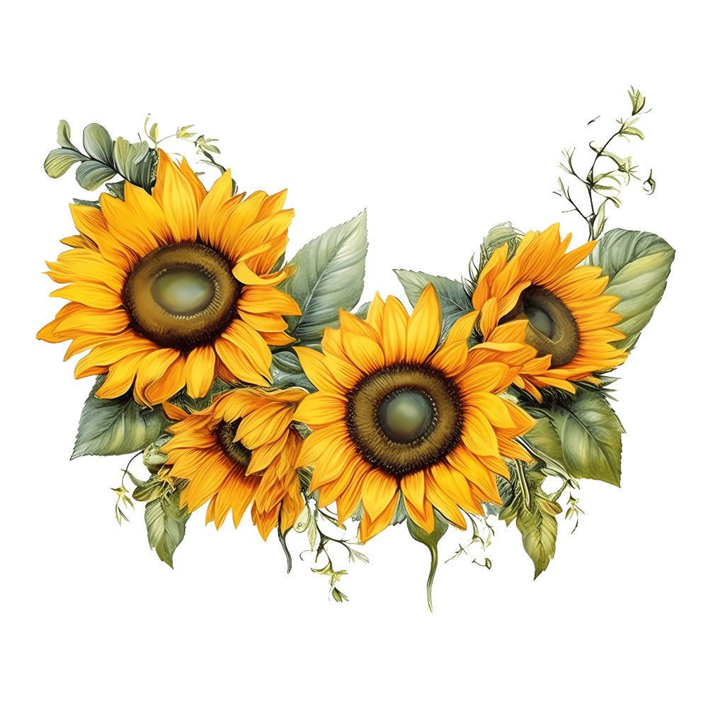 Summer Sunflowers Fabric Panel 3