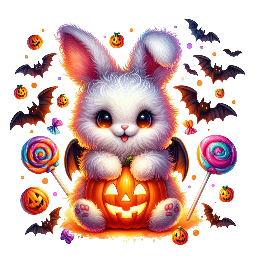 Halloween Wonder Animals Fabric Panel 7