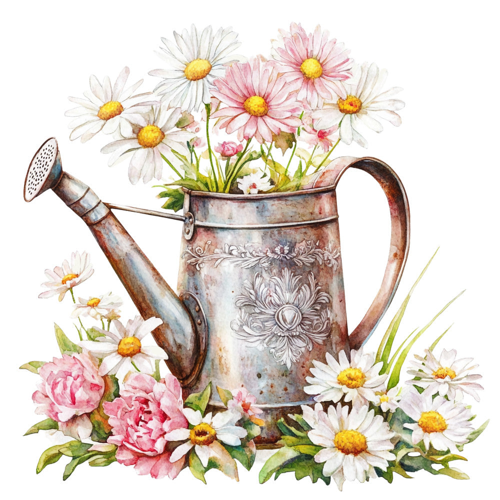 Vintage Garden Fabric Panel 27