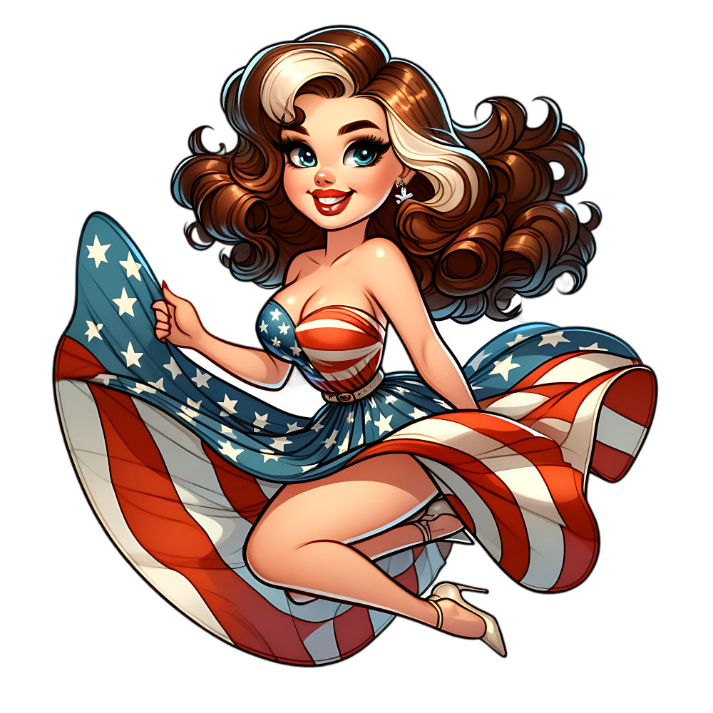 Vintage American Girl Fabric Panel 21