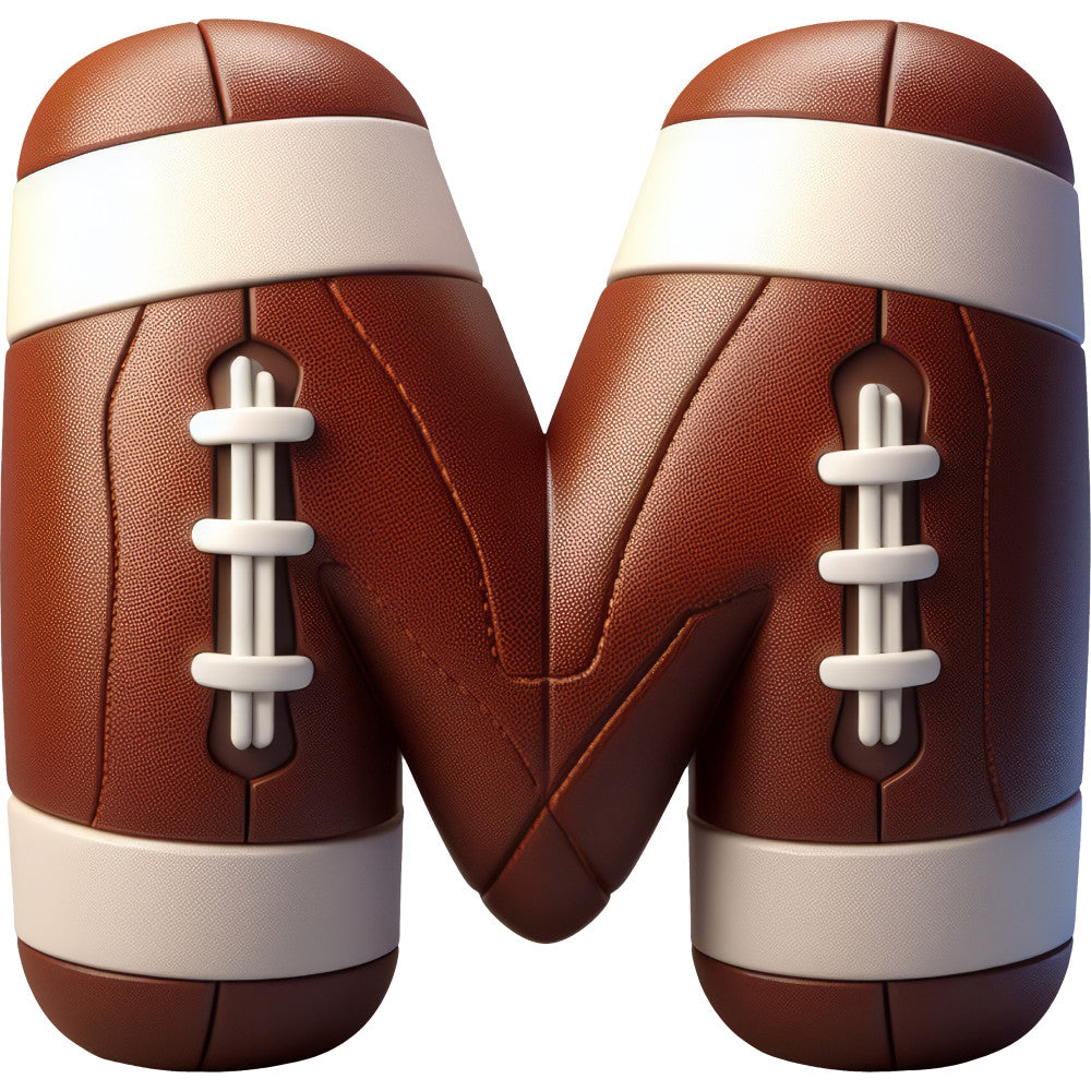 Football Alphabet Fabric Panel 21