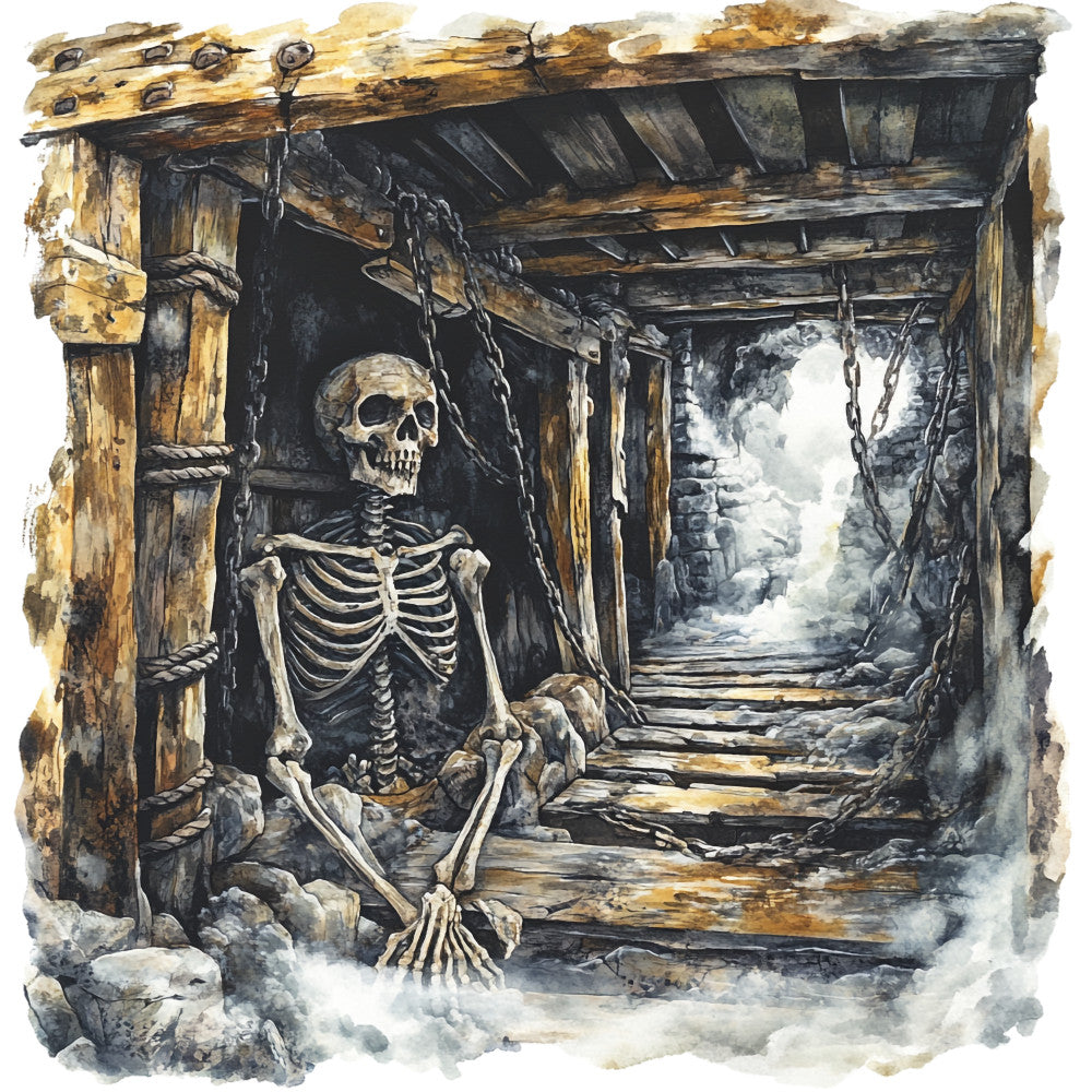 Haunted Ocean Fabric Panel 25