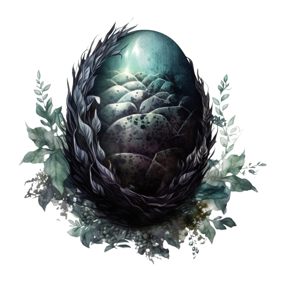 Gothic Dragons Fabric Panel 10