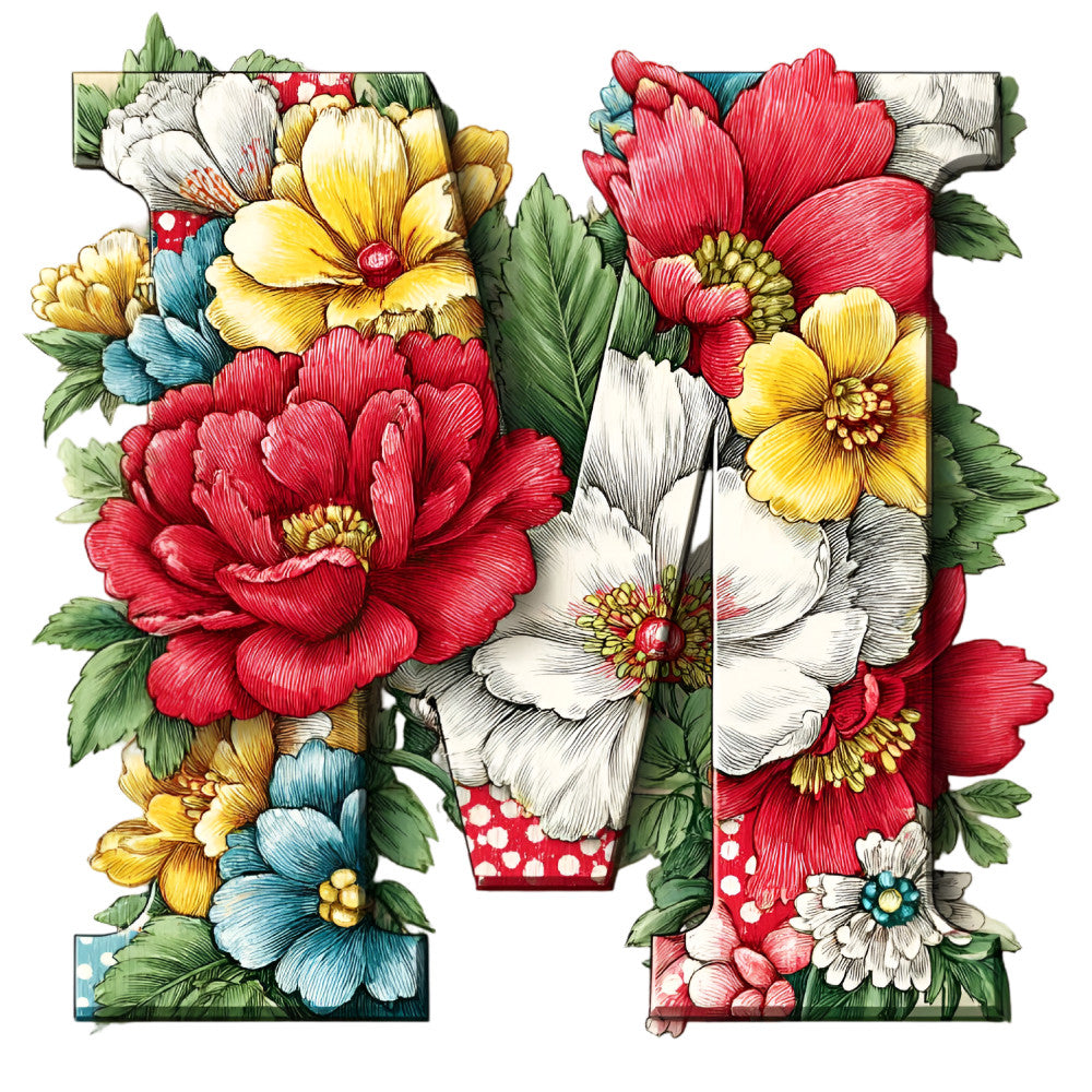 Wedding Alphabet Fabric Panel 20