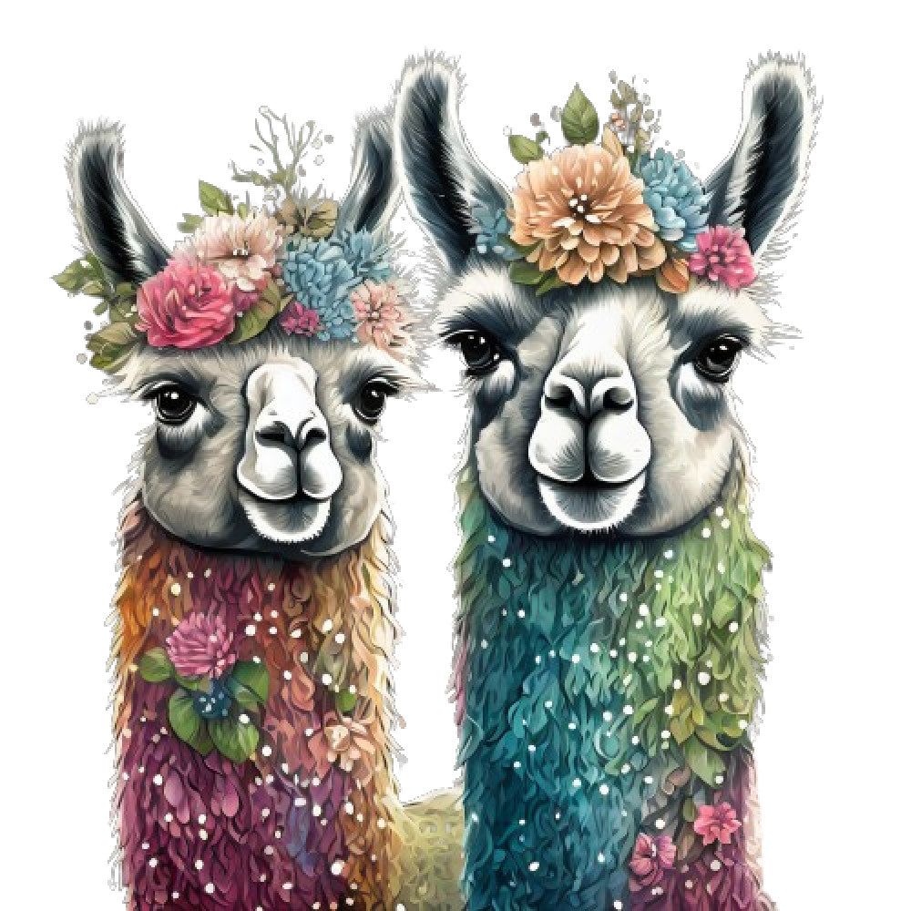 Llama Friends Fabric Panel 7
