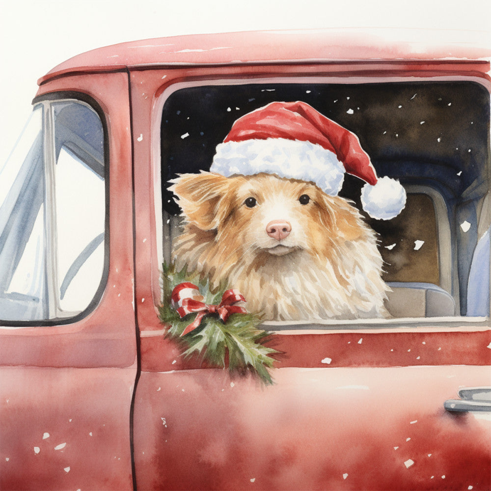 A Country Christmas Fabric Panel 51